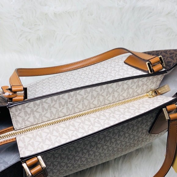 Nwt Michael Kors Kimberly LG bonded tote - Picture 7 of 8